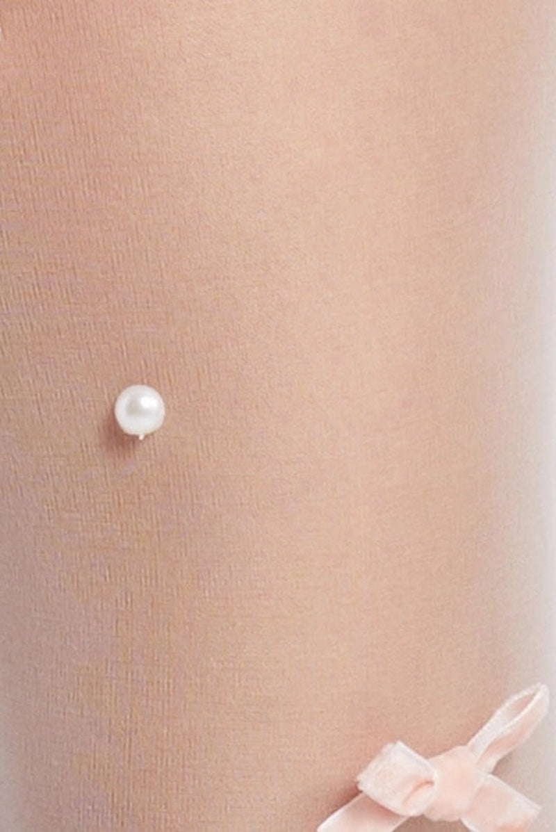 Velvet Bow Pearl Tight