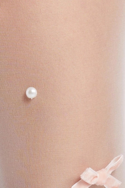 Velvet Bow Pearl Tight