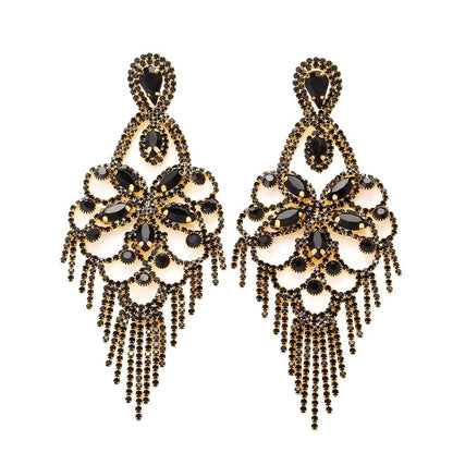 Angelica Diamante Statement Earrings