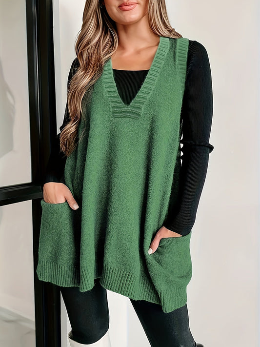 Aria™ | Casual V-Neck Vest