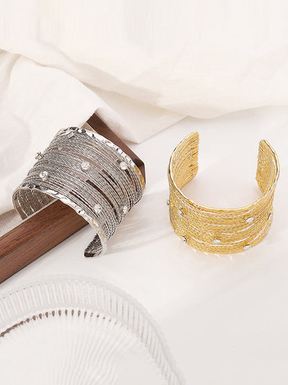 Geometric Rhine Stones Ringent Bracelet Accessories