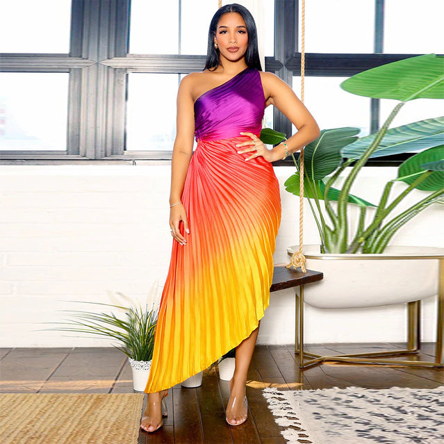 Amanda Pleated Cut-out Midi Dress