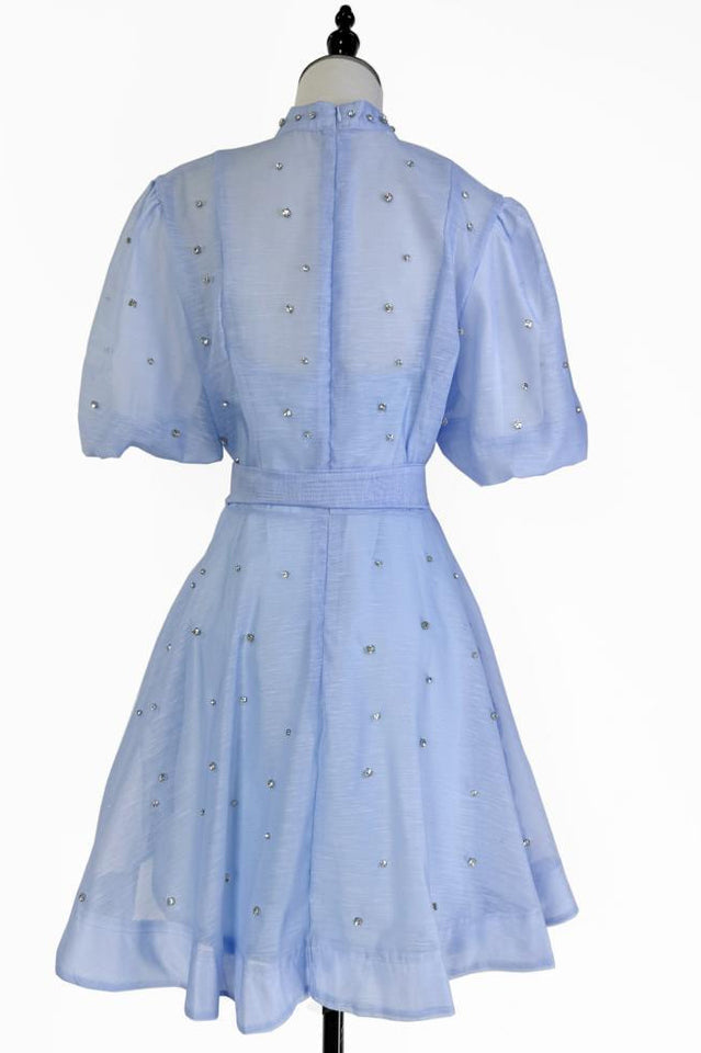 Caroline Floral Print Mini Dress