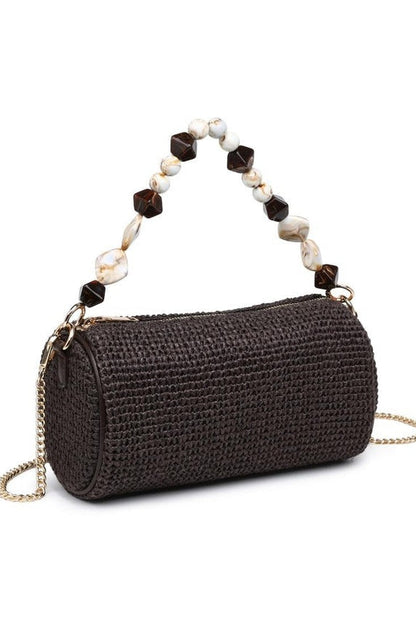 Rachel Straw Clutch