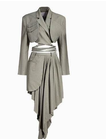 PIA Blazer and skirt Bodycon Set