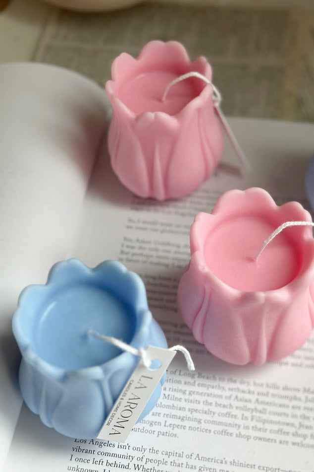 Tulip Candle, Set of 2