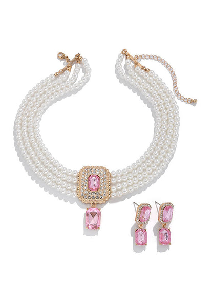 Geometric Drop Earrings Necklaces Accessories