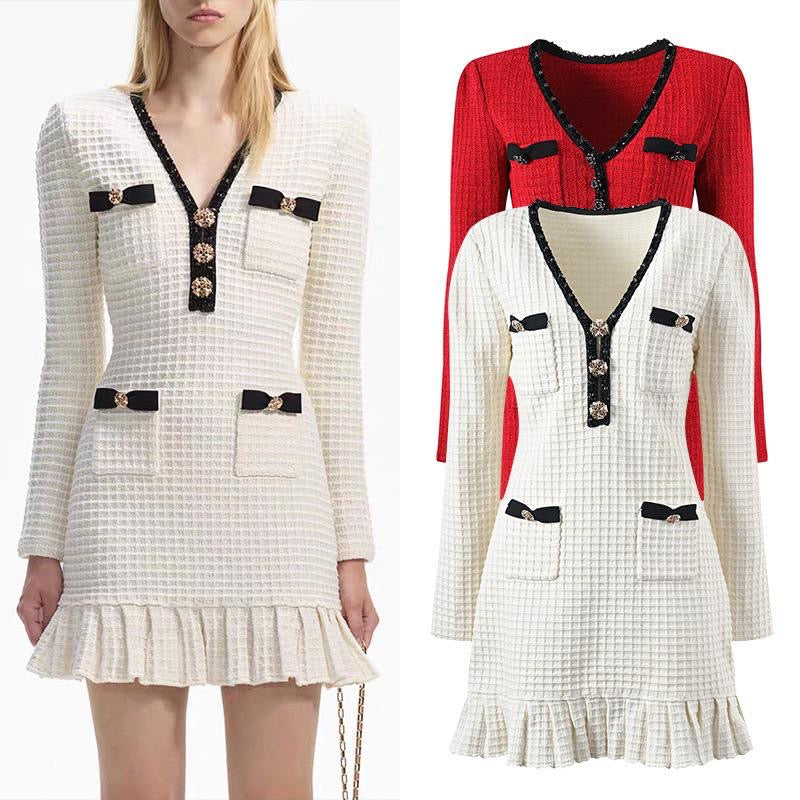JURISALIN Knit Bodycon Dress