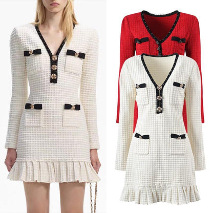 JURISALIN Knit Bodycon Dress