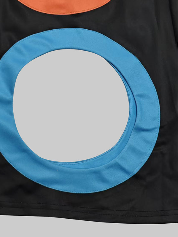 Loose Sleeveless Colorful Hollow Shawl Collar Maxi Dresses