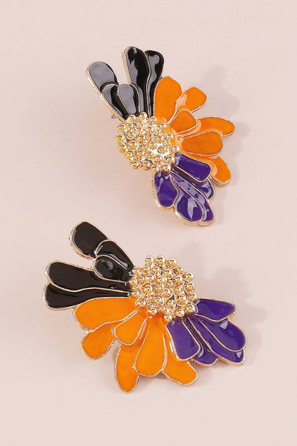 Sibyl Demi Flower Earrings
