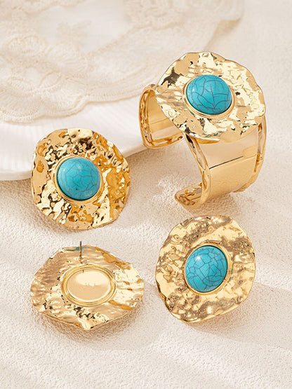 Flower Shape Bracelet Accessories Drop Earrings Rings Accessories