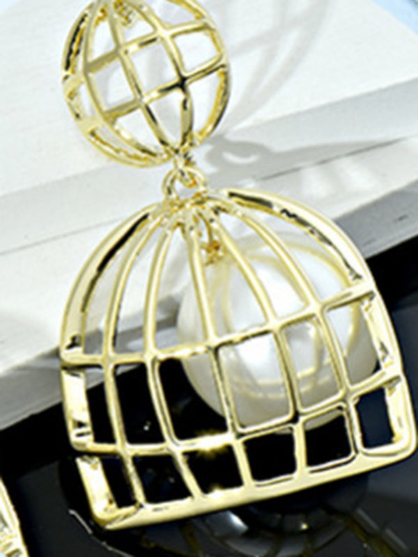 Statement Geometrische Perlen Ohrringe Accessoires 