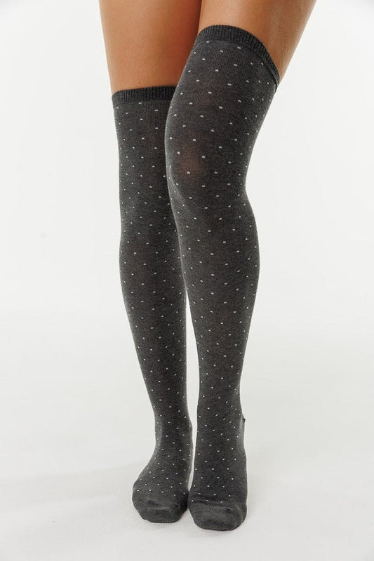 Long Polka Dot Socks
