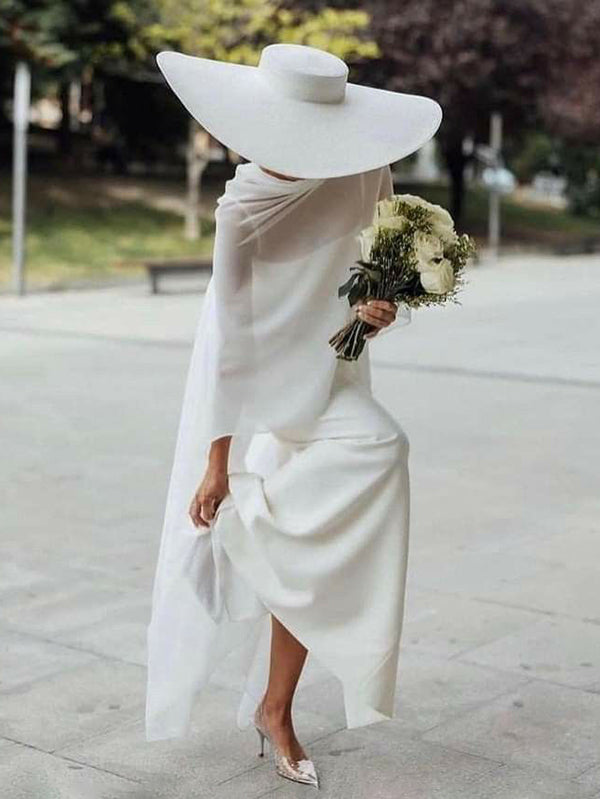 Loose Solid Color Spaghetti-Neck Maxi Dresses Two Pieces Set