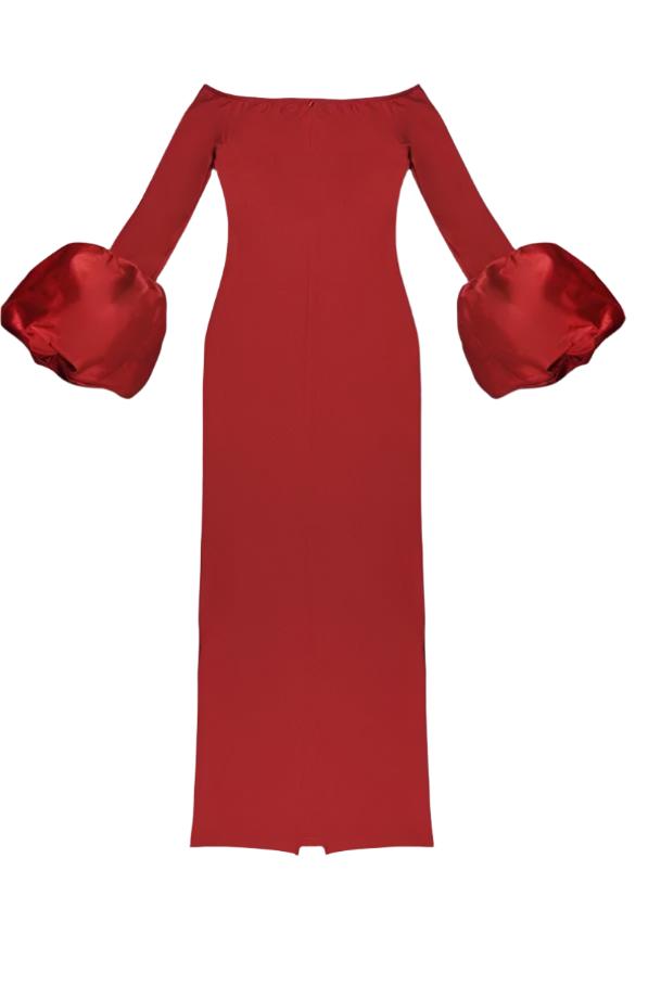 ILIA Long Sleeve Bandage Maxi Dress