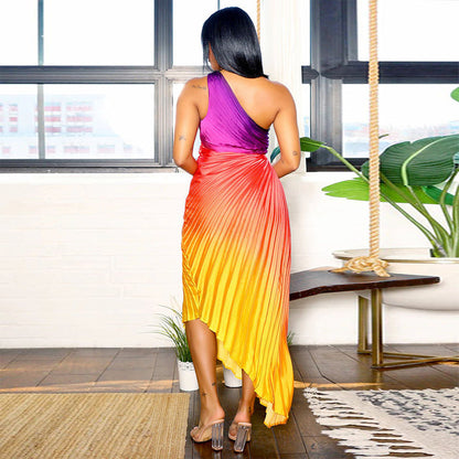 Amanda Pleated Cut-out Midi Dress