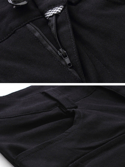 Original Cool Split-Joint With Pockets Zipper Casual Pants Bottoms