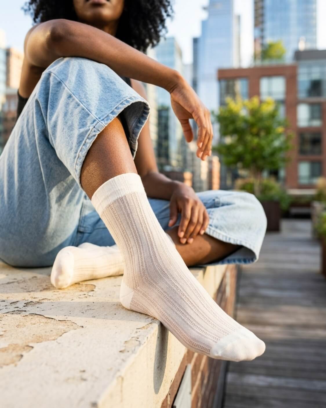5-Pack Soft Horizon Sheer Socks