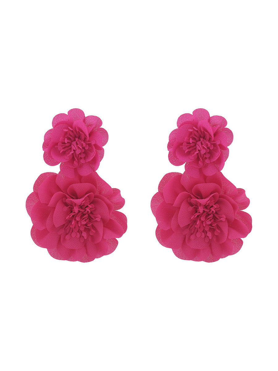 Flower Shape Split-Joint Earrings Accessories