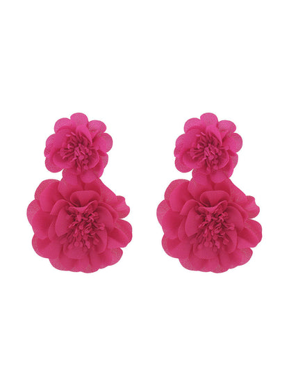 Flower Shape Split-Joint Earrings Accessories