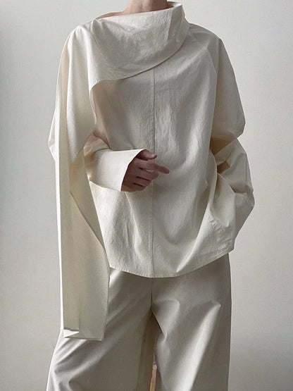 Long Sleeves Loose Solid Color Hoodies&Sweatshirt Tops