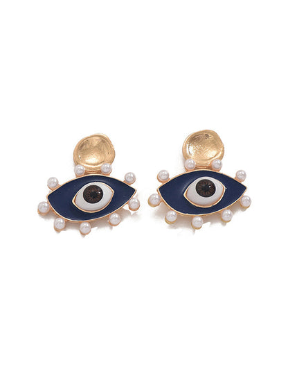 Eye Shape Geometric Earrings Accessories