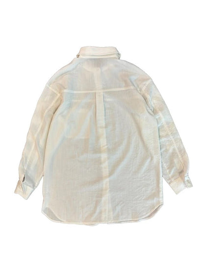 Bow Sleeve Button Up Shirt