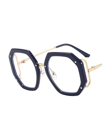 Geometric Glasses & Goggles BLUE One_size