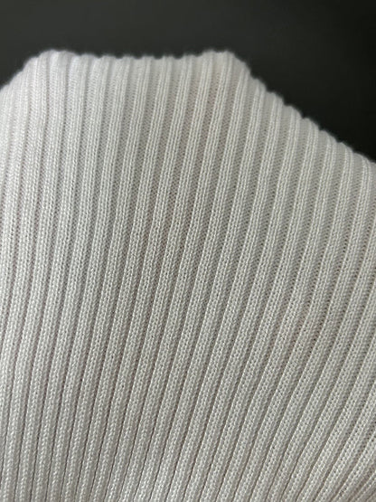 Bodycon High Waisted Buttoned Contrast Color Ruffled V-Neck Knit Dresses Mini Dresses