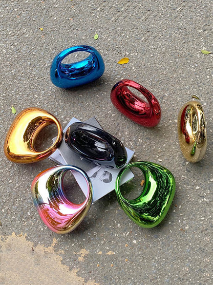 Geometric Shiny Handbags