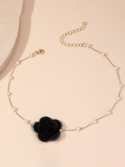 Three-Dimensional Flower Necklaces Accessories