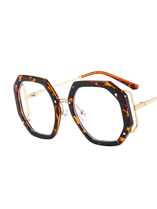 Geometric Glasses & Goggles LEOPARD One_size