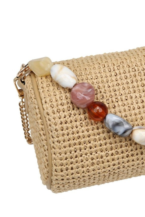 Rachel Straw Clutch