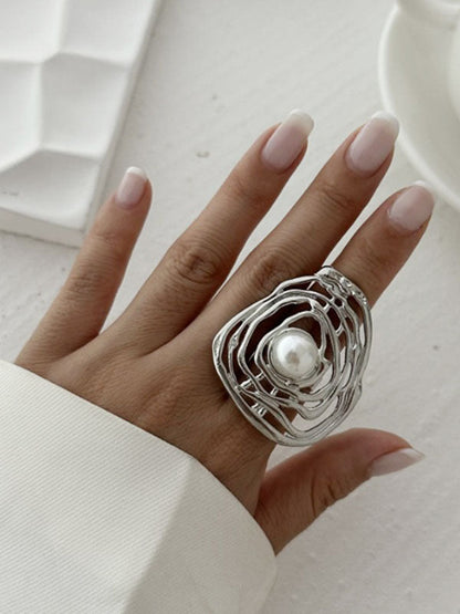 Geometric Hollow Rings Accessories