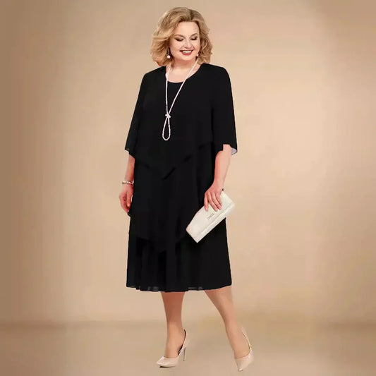 Ellen™ | Elegant Chiffon Dress