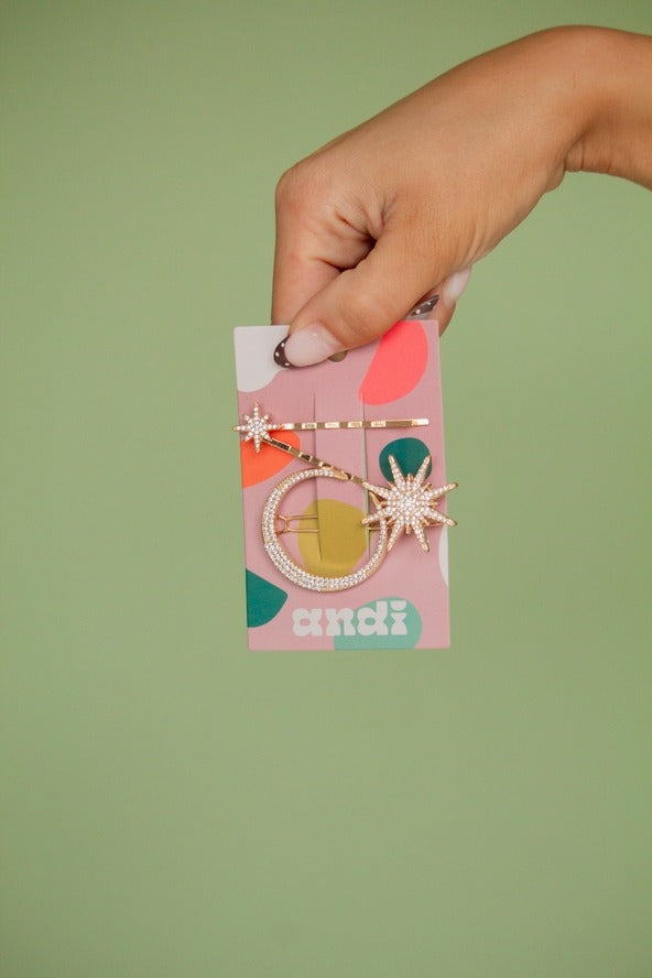 Moon & Stars Bobby Pin Pack
