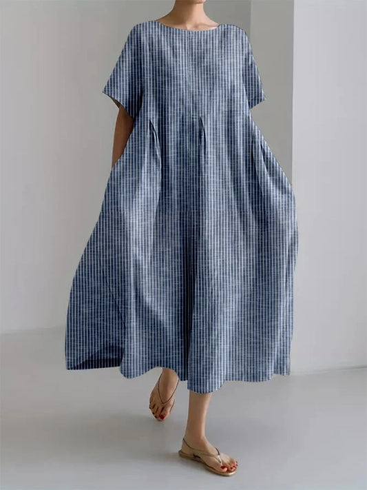 BIANCA | Casual Long Dress with Comfortable Cut and Retro Style for Every Day