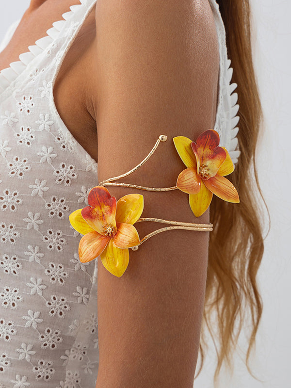 Chains Flower Shape Armlet Accessories Earrings Accessories Necklaces Accessories