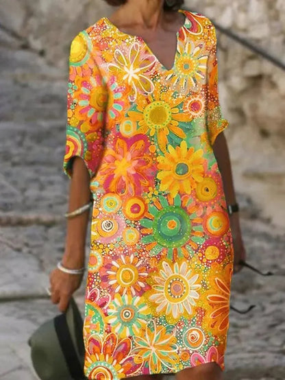 Ellery | Women's Floral Flowy Elegant Dress