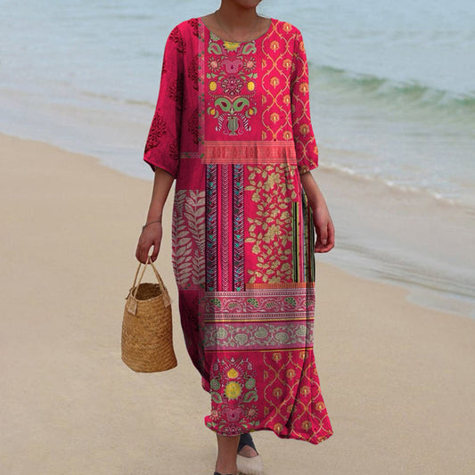 Tracy™ | Loose Fit Boho Maxi Dress