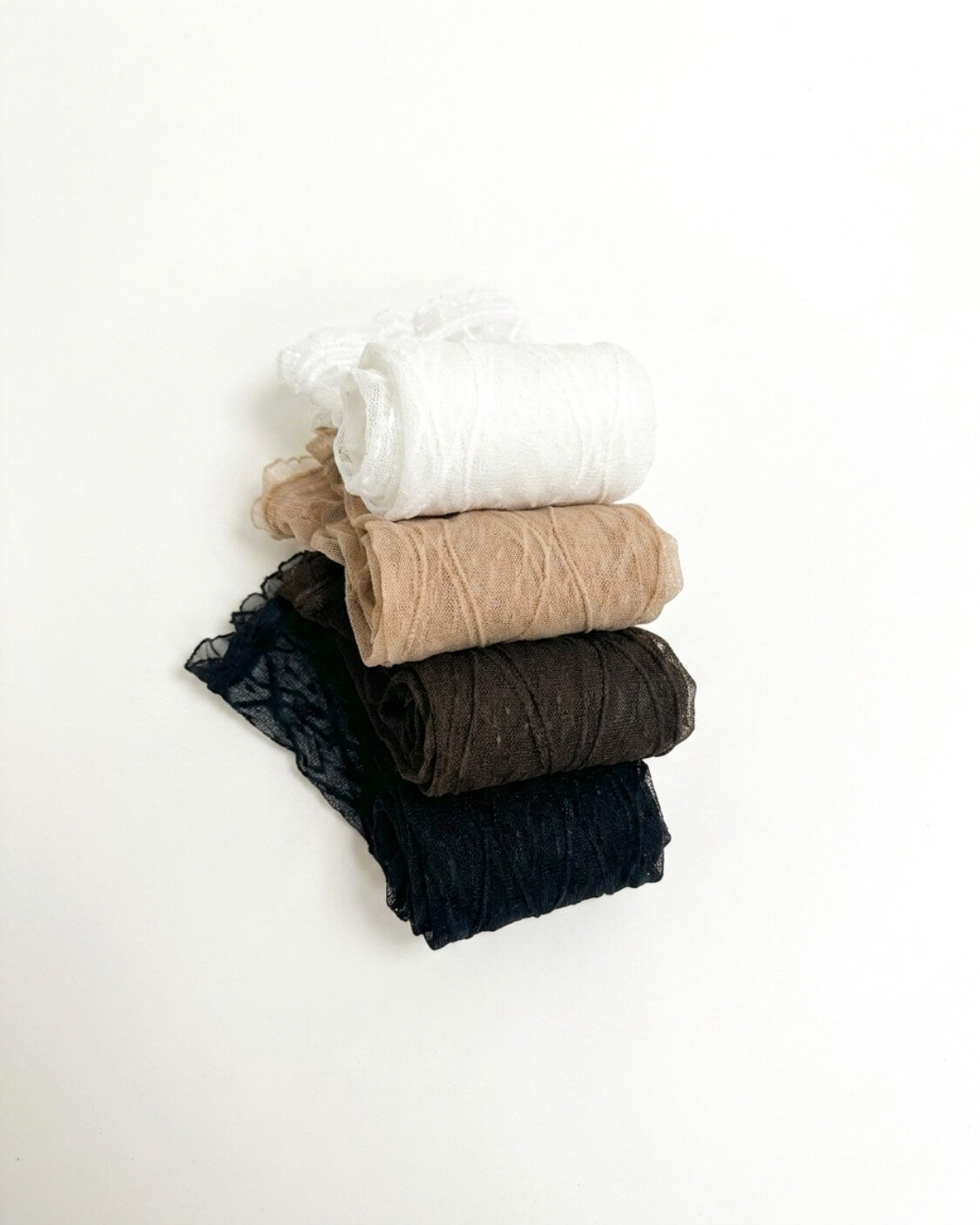 Bundled Packs, Rosalie Lace Sheer Socks