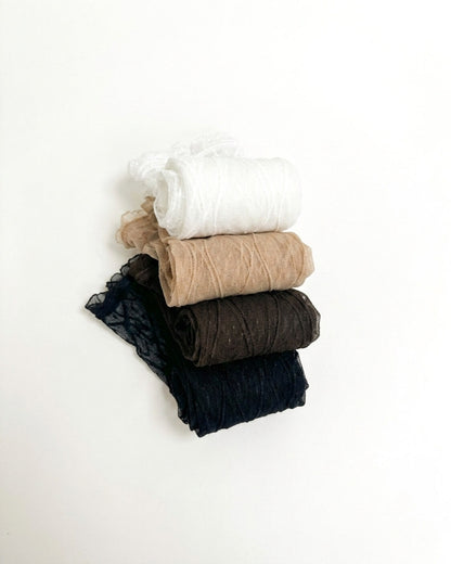 Bundled Packs, Rosalie Lace Sheer Socks