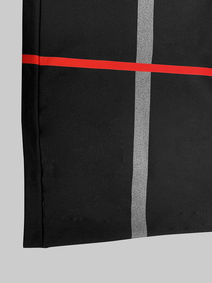 Long Sleeves Loose Striped High Neck T-Shirts Tops