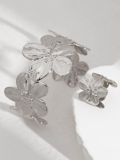 Flower Shape Geometric Bracelet Accessories Rings Accessories