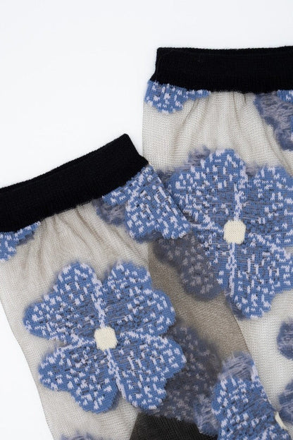 Transparent Floral Gift Socks