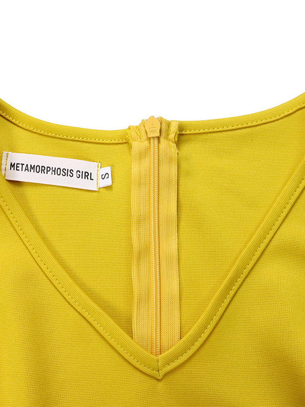 Irregular Clipping Plus Size Belted Solid Color Round-Neck Midi Dresses