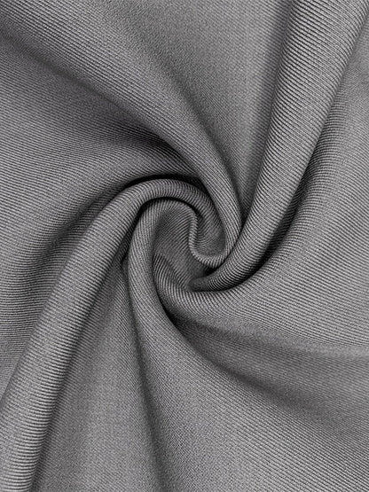 Loose Wide Leg Pockets Solid Color Ninth Pants Trousers