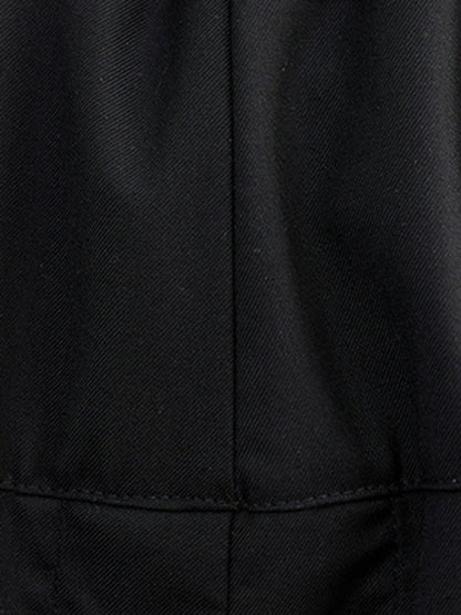 Wide Leg Loose Drawstring Solid Color Casual Pants Bottoms Culotte