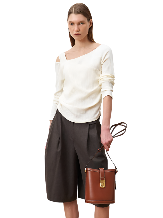 Women Designer Leather Bucket Bag | Shoulder Bag